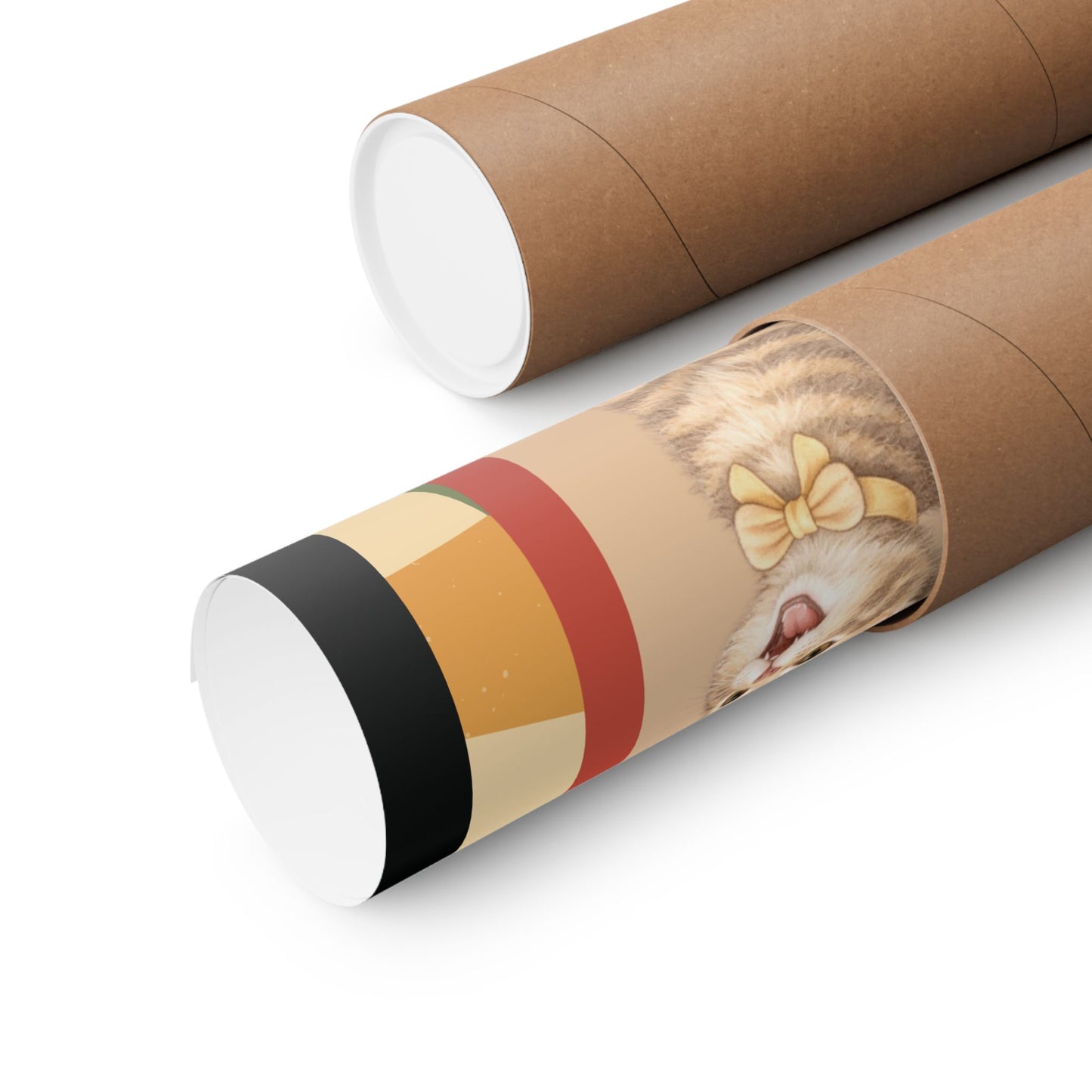 Personalized Cat Room Poster — "Password Protected" Matte Vertical Poster